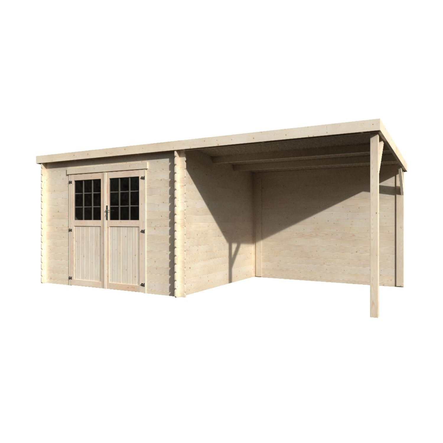 Abri de Jardin bois – 18,36 m2- Haut De Gamme – Prix usine – DESTOCKAGE - Miniature 3