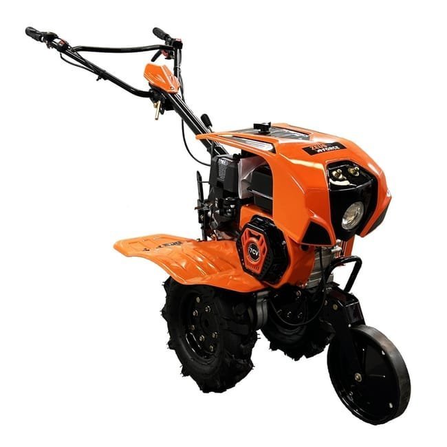Motoculteur thermique professionnel 212 cc - 7 CV ZEUS FORCE avec full kit et butoir - Miniature 2