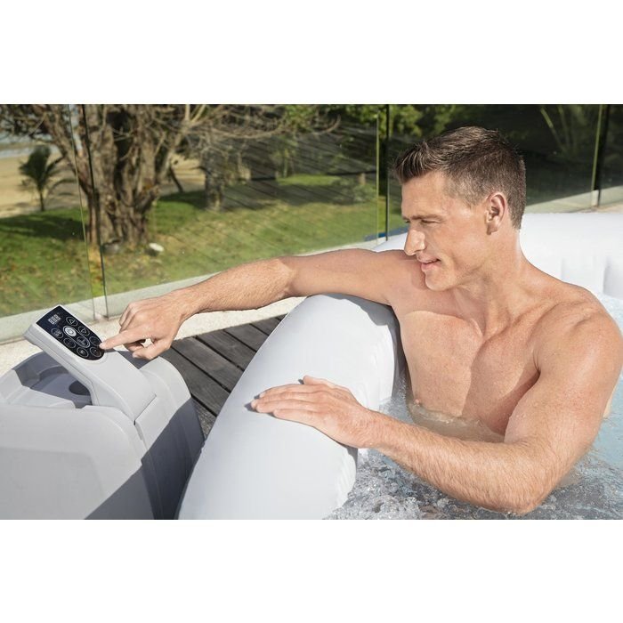 Spa gonflable carré 6 places – Ibiza Airjet – Bestway - Miniature 2